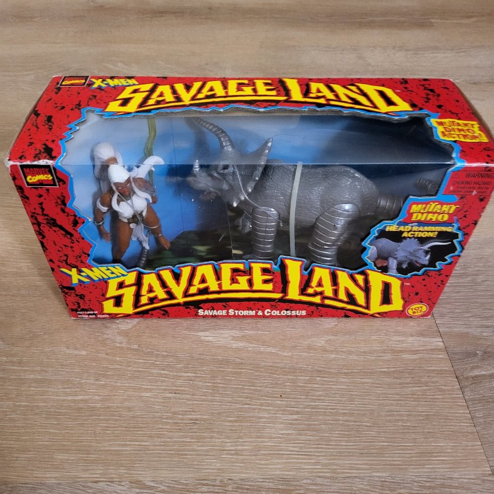 X-Men - Savage Land Storm and Colossus (Toy Biz) NIB / Vintage